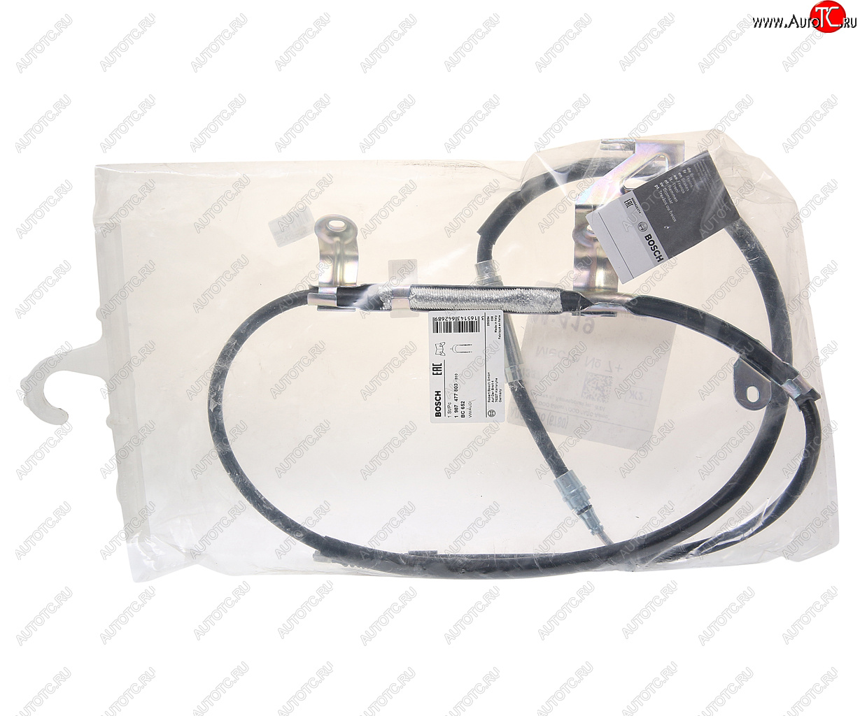 3 499 р. Трос стояночного тормоза VW Passat (96-) левый BOSCH BOSCH 1987477803 BOSCH 1987477803  с доставкой в г. Кемерово