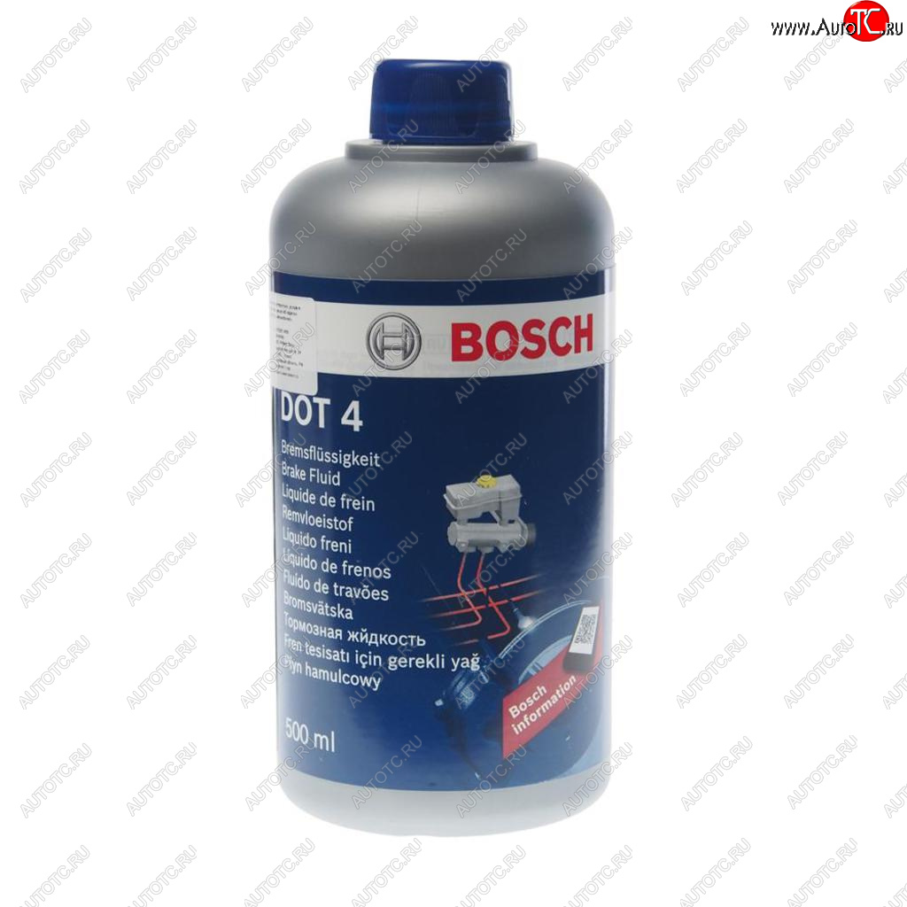 499 р. Жидкость тормозная DOT-4 0.5л BOSCH BOSCH 1987479106  с доставкой в г. Кемерово