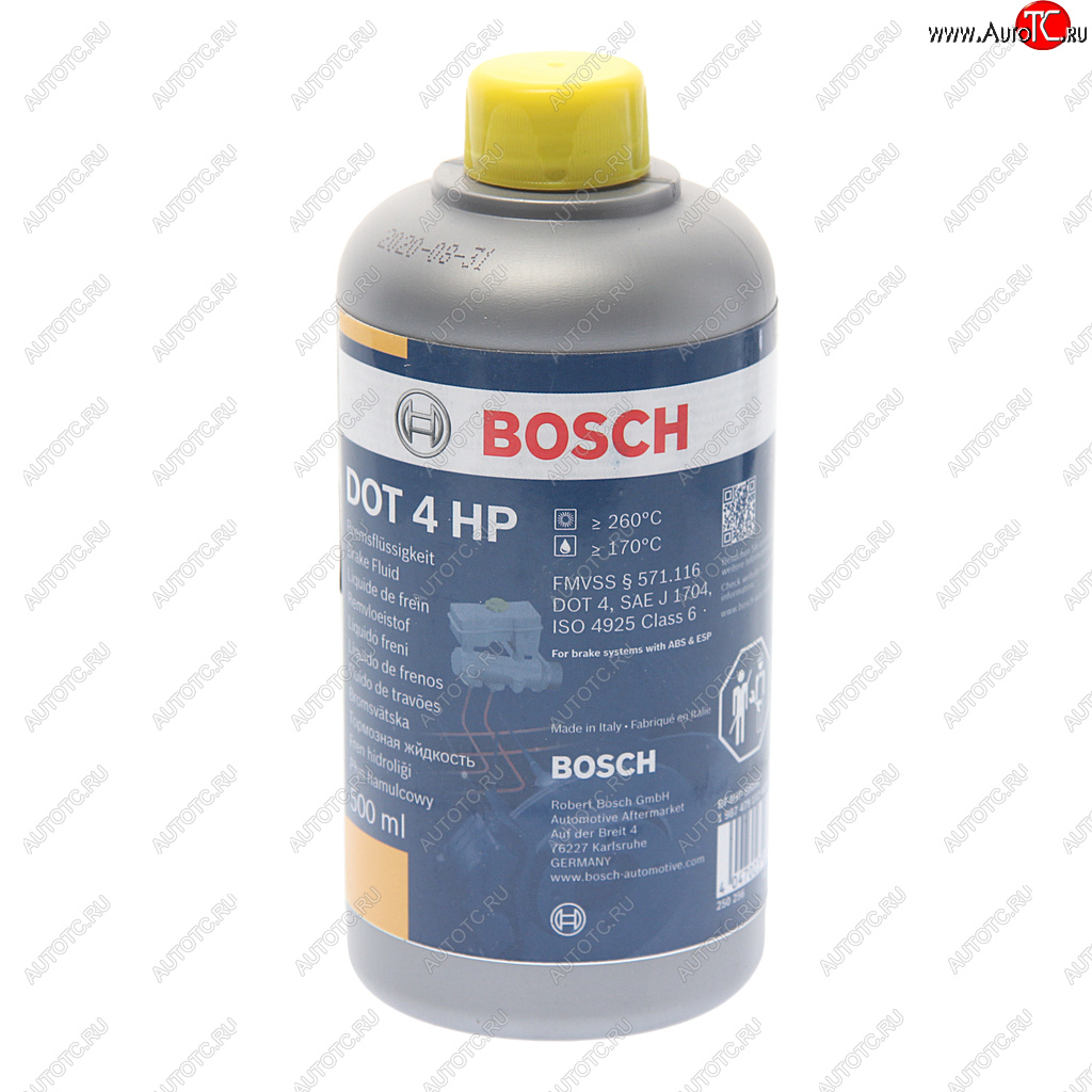 759 р. Жидкость тормозная DOT-4 0.5л BOSCH BOSCH 1987479112  с доставкой в г. Кемерово
