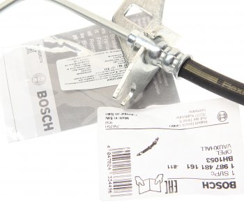 2 169 р. Шланг тормозной OPEL Astra (04-) задний BOSCH BOSCH 1987481161 BOSCH 1987481161  с доставкой в г. Кемерово. Увеличить фотографию 2