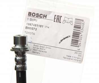 1 269 р. Шланг тормозной TOYOTA Rav 4 (00-05) задний BOSCH BOSCH 1987481181  с доставкой в г. Кемерово. Увеличить фотографию 2