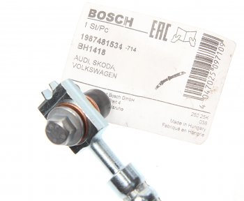 2 899 р. Трубка тормозная VW Passat (96-00) AUDI A6 (97-05) SKODA Superb (01-08) задняя левая BOSCH BOSCH 1987481534  с доставкой в г. Кемерово. Увеличить фотографию 3