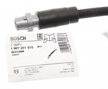 2 099 р. Шланг тормозной BMW 1 (F20,F21) передний BOSCH BOSCH 1987481615  с доставкой в г. Кемерово. Увеличить фотографию 2