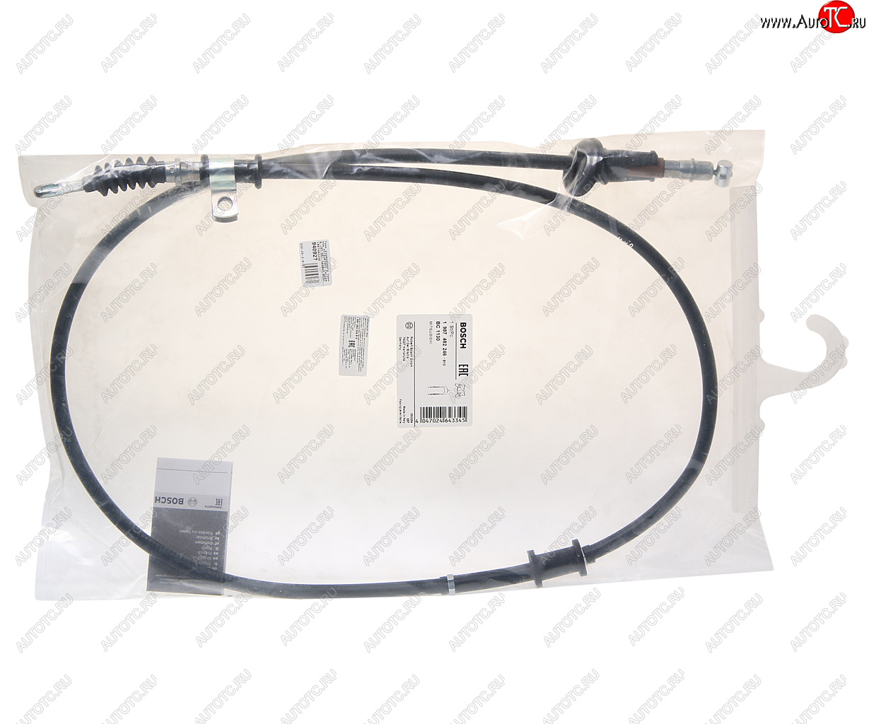 1 769 р. Трос стояночного тормоза MITSUBISHI Carisma (97-06) правый BOSCH BOSCH 1987482246 BOSCH 1987482246  с доставкой в г. Кемерово