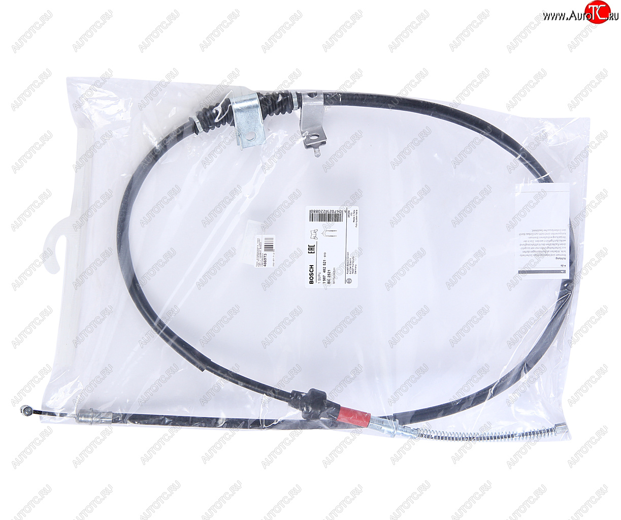 2 599 р. Трос стояночного тормоза MITSUBISHI Lancer (07-) правый BOSCH BOSCH 1987482521  с доставкой в г. Кемерово