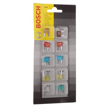 499 р. Предохранитель 5-30А флажковый MINI комплект 10шт. BOSCH BOSCH 1987529038  с доставкой в г. Кемерово. Увеличить фотографию 1