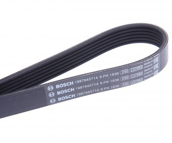 1 679 р. Ремень приводной поликлиновой 6PK1836 BOSCH BOSCH 1987945714  с доставкой в г. Кемерово. Увеличить фотографию 2