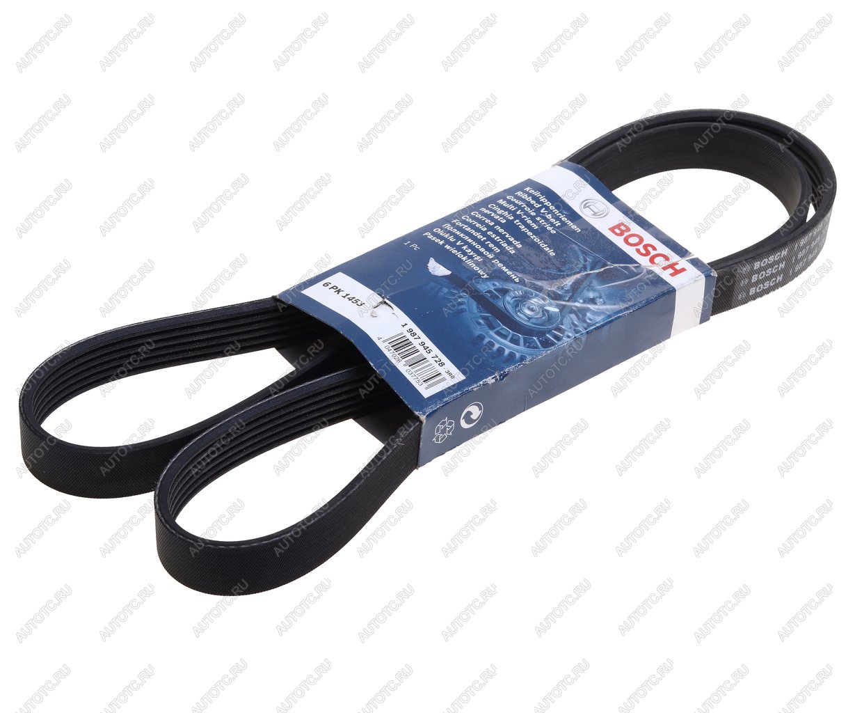 1 199 р. Ремень приводной поликлиновой 6PK1453 PEUGEOT Partner BOSCH BOSCH 1987945728  с доставкой в г. Кемерово