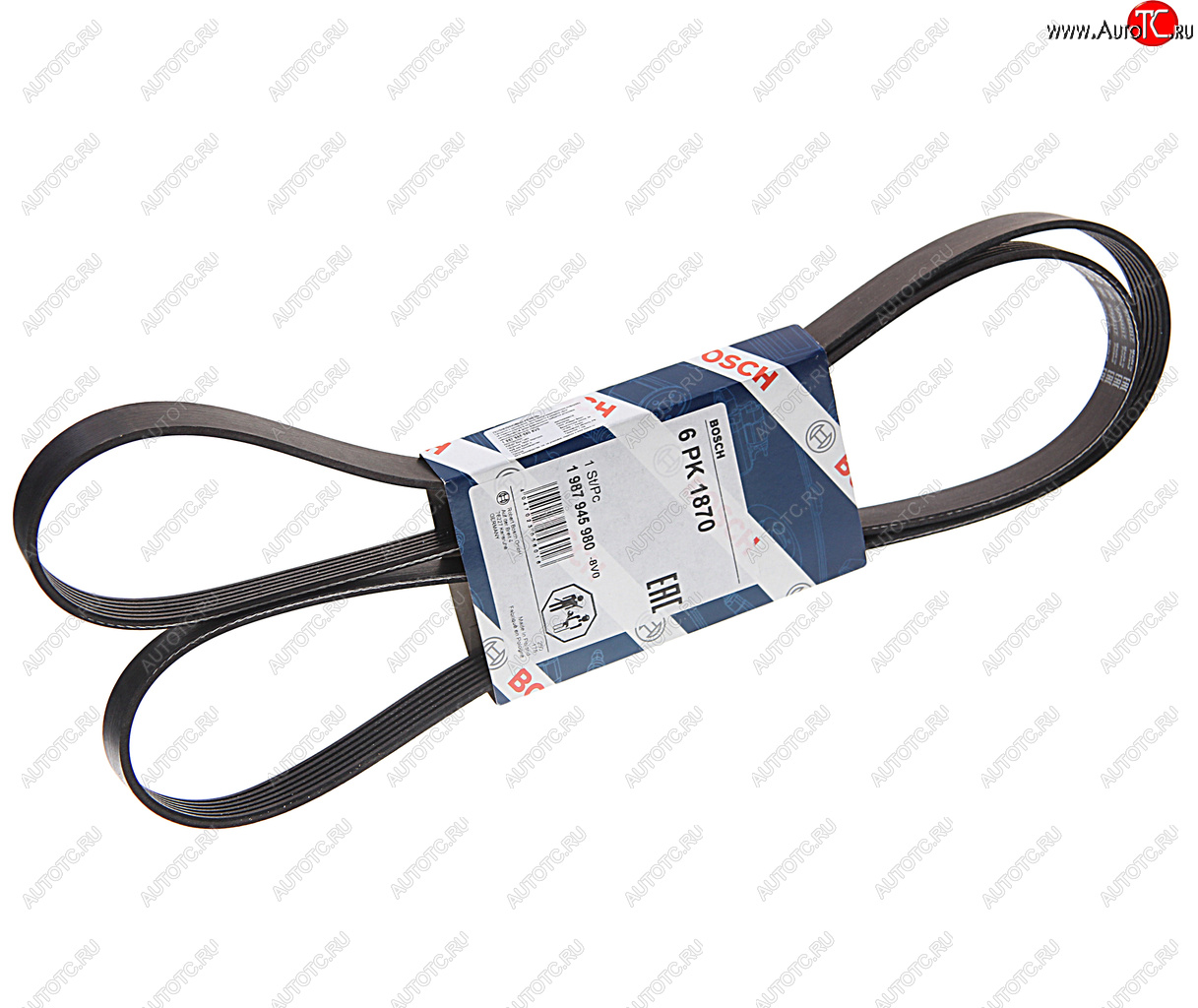 1 019 р. Ремень приводной поликлиновой 6PK1870 BOSCH BOSCH 1987945980  с доставкой в г. Кемерово