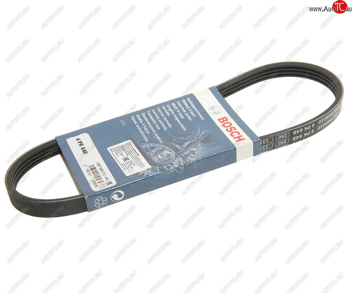 299 р. Ремень приводной поликлиновой 4PK648 BOSCH BOSCH 1987946010 BOSCH 1987946010  с доставкой в г. Кемерово