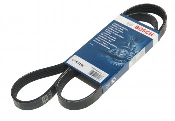 799 р. Ремень приводной поликлиновой 5PK1150 BOSCH BOSCH 1987946040  с доставкой в г. Кемерово. Увеличить фотографию 1