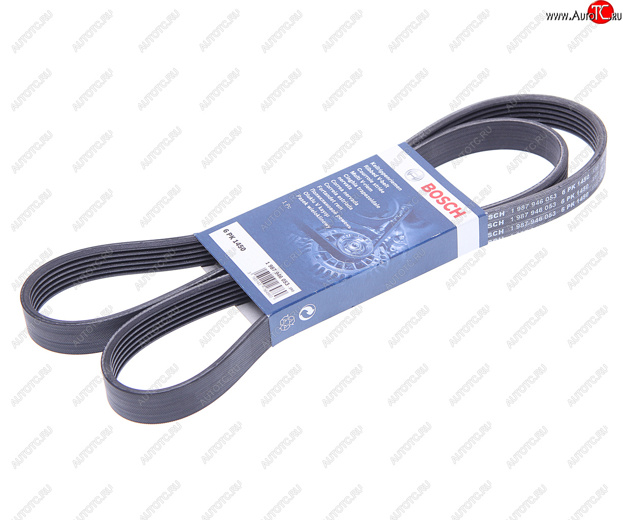 1 189 р. Ремень приводной поликлиновой 6PK1450 BOSCH BOSCH 1987946053 BOSCH 1987946053  с доставкой в г. Кемерово