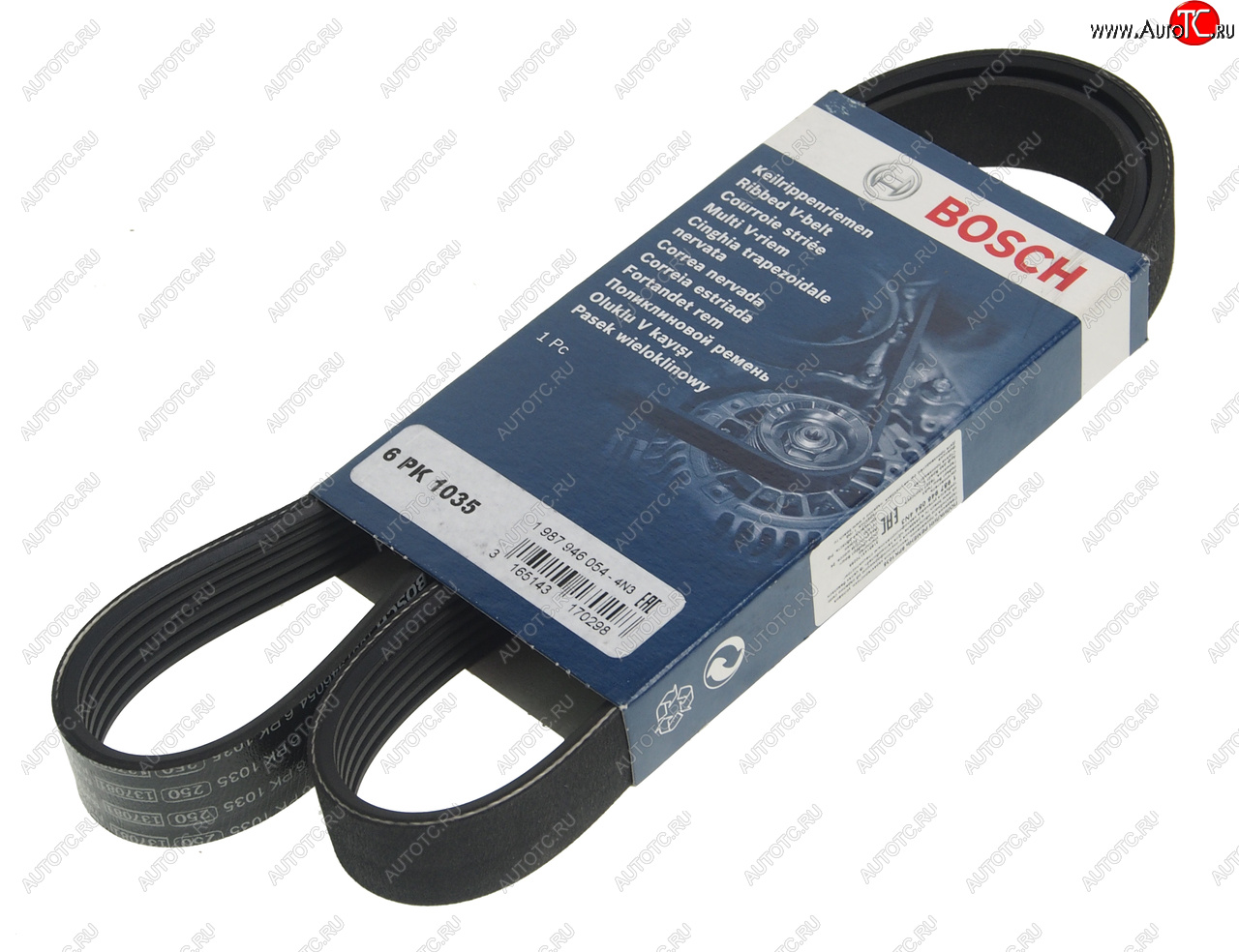 789 р. Ремень приводной поликлиновой 6PK1035 BOSCH BOSCH 1987946054  с доставкой в г. Кемерово