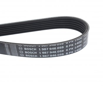 1 029 р. Ремень приводной поликлиновой 6PK1400 BOSCH BOSCH 1987946059  с доставкой в г. Кемерово. Увеличить фотографию 2