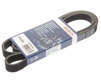 1 339 р. Ремень приводной поликлиновой 6PK1600 BOSCH BOSCH 1987946060  с доставкой в г. Кемерово. Увеличить фотографию 1