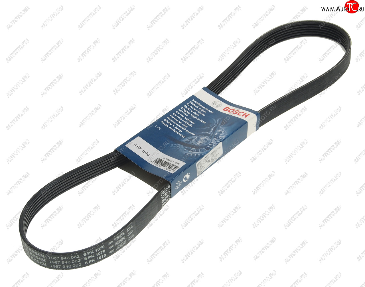 799 р. Ремень приводной поликлиновой 6PK1070 BOSCH BOSCH 1987946062 BOSCH 1987946062  с доставкой в г. Кемерово