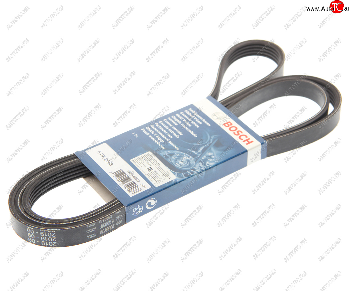 1 569 р. Ремень приводной поликлиновой 5PK2063 BOSCH BOSCH 1987946079  с доставкой в г. Кемерово
