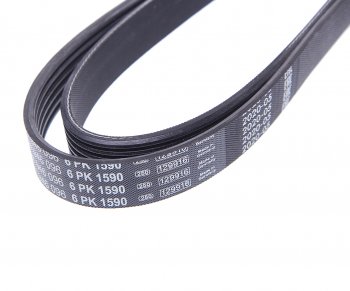1 359 р. Ремень приводной поликлиновой 6PK1590 AUDI A4 (04-) BOSCH BOSCH 1987946096  с доставкой в г. Кемерово. Увеличить фотографию 2