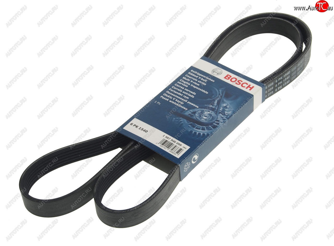 1 029 р. Ремень приводной поликлиновой 6PK1540 BOSCH BOSCH 1987946099  с доставкой в г. Кемерово