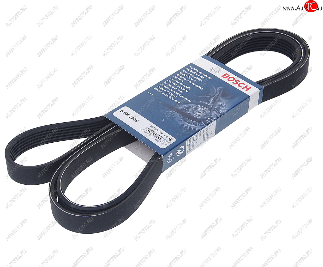 1 389 р. Ремень приводной поликлиновой 6PK2238 MERCEDES E (W211) BOSCH BOSCH 1987946104  с доставкой в г. Кемерово