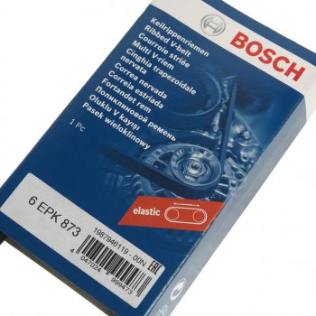 989 р. Ремень приводной поликлиновой 6PK873 PEUGEOT Boxer (06-) CITROEN Jumper (06-) BOSCH BOSCH 1987946119  с доставкой в г. Кемерово. Увеличить фотографию 2