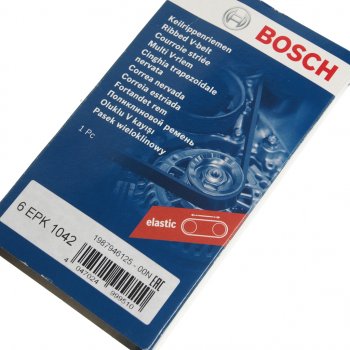 1 399 р. Ремень приводной поликлиновой 4PK1042E BOSCH BOSCH 1987946125 BOSCH 1987946125  с доставкой в г. Кемерово. Увеличить фотографию 2