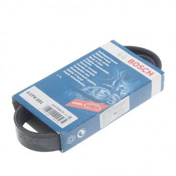 889 р. Ремень приводной поликлиновой 6PK691 BOSCH BOSCH 1987946131  с доставкой в г. Кемерово. Увеличить фотографию 1