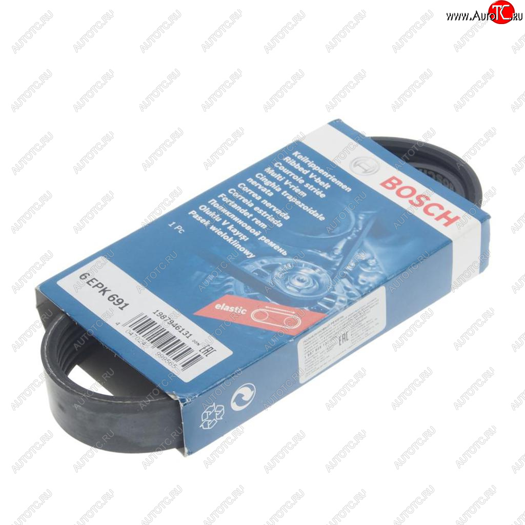 889 р. Ремень приводной поликлиновой 6PK691 BOSCH BOSCH 1987946131  с доставкой в г. Кемерово