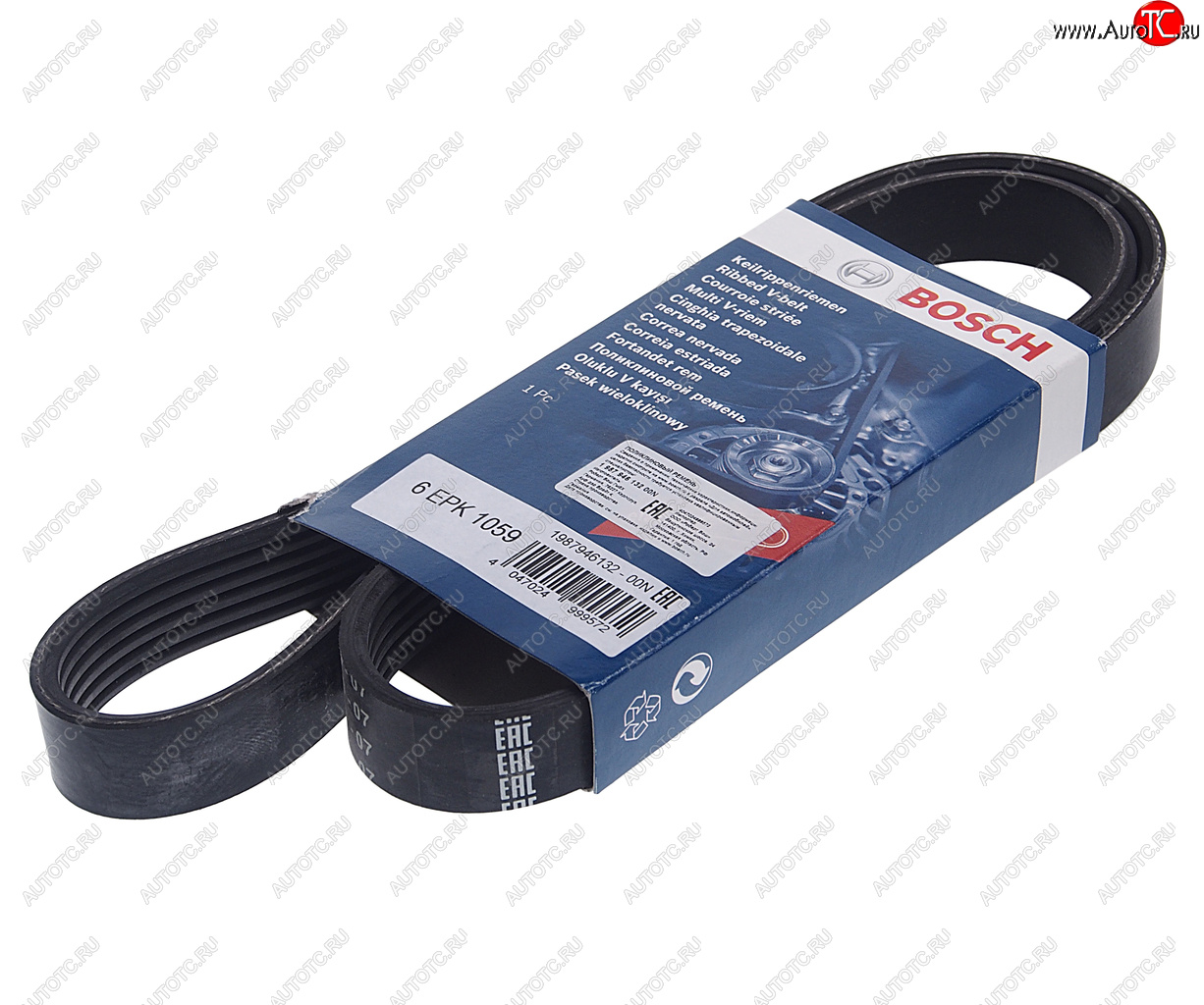 1 489 р. Ремень приводной поликлиновой 6PK1059E BOSCH BOSCH 1987946132  с доставкой в г. Кемерово
