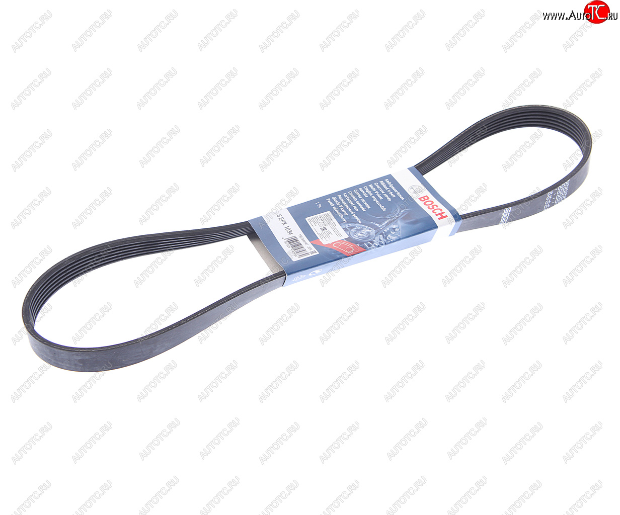 1 199 р. Ремень приводной поликлиновой 6PK1034 FORD Focus (11-) комплект BOSCH BOSCH 1987946147  с доставкой в г. Кемерово