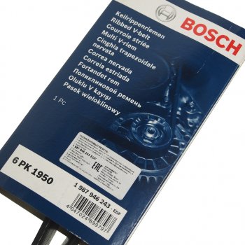 1 499 р. Ремень приводной поликлиновой 5PK1950D BOSCH BOSCH 1987946243 BOSCH 1987946243  с доставкой в г. Кемерово. Увеличить фотографию 2
