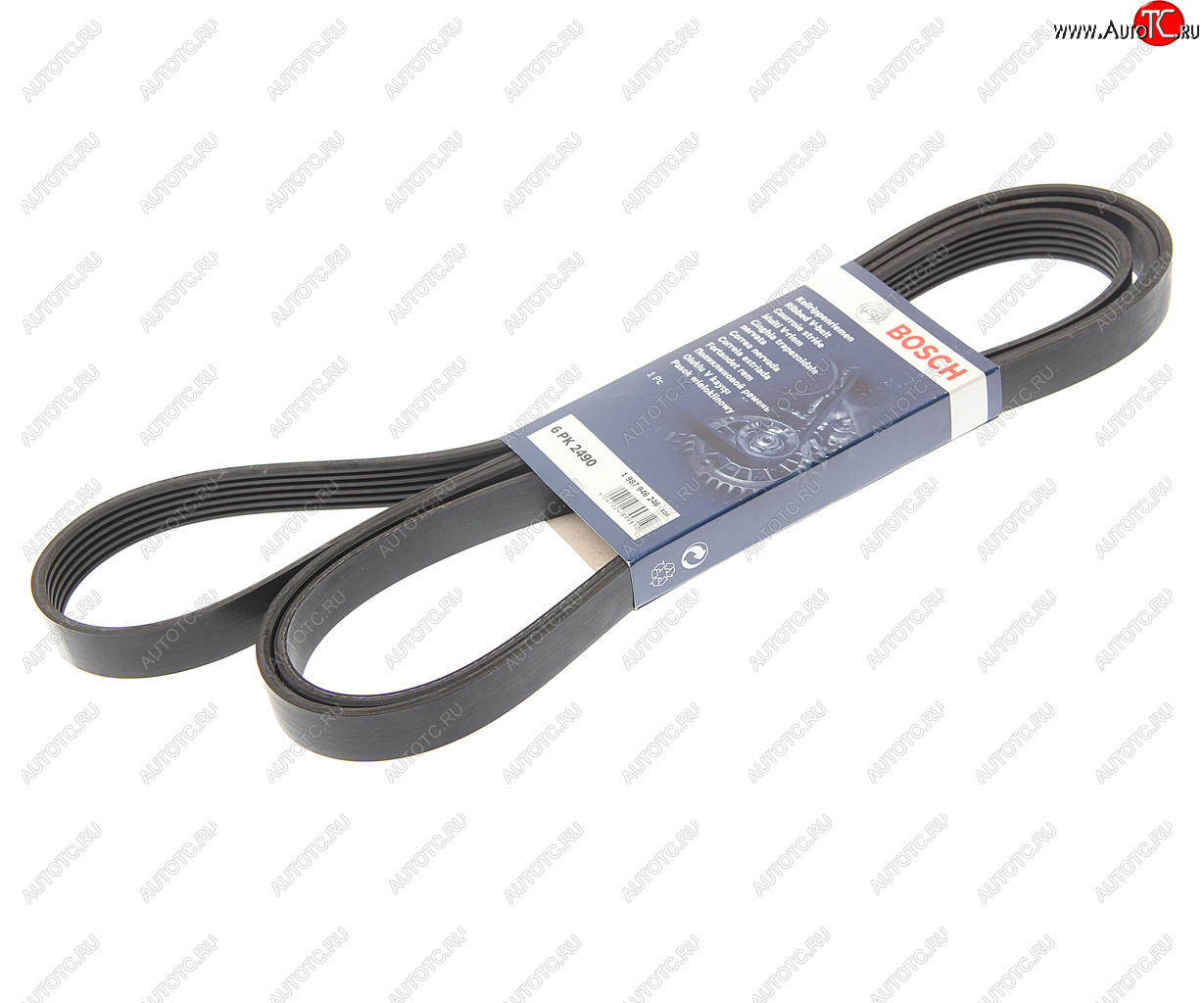 2 259 р. Ремень приводной поликлиновой 6PK2490 BOSCH BOSCH 1987946246  с доставкой в г. Кемерово