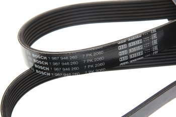 2 289 р. Ремень приводной поликлиновой 7PK2060 BOSCH BOSCH 1987946260 BOSCH 1987946260  с доставкой в г. Кемерово. Увеличить фотографию 2