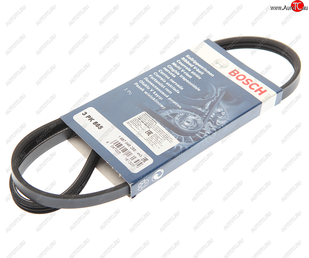 579 р. Ремень приводной поликлиновой 3PK865 BOSCH BOSCH 1987946288  с доставкой в г. Кемерово