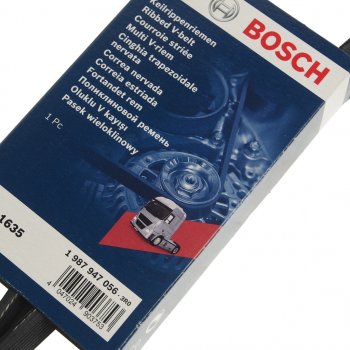 1 359 р. Ремень приводной поликлиновой 8PK1635 BOSCH BOSCH 1987947056  с доставкой в г. Кемерово. Увеличить фотографию 2