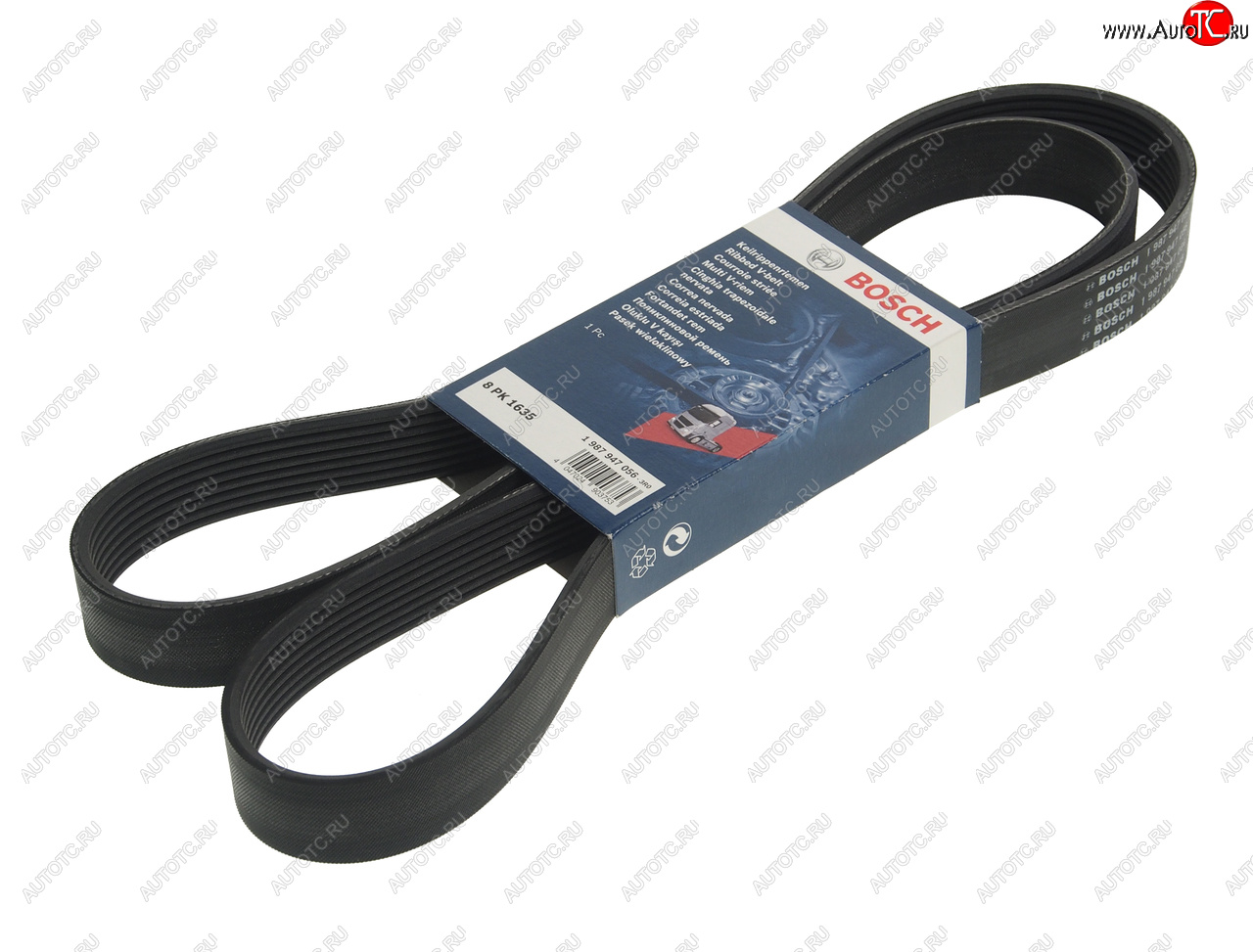 1 359 р. Ремень приводной поликлиновой 8PK1635 BOSCH BOSCH 1987947056  с доставкой в г. Кемерово