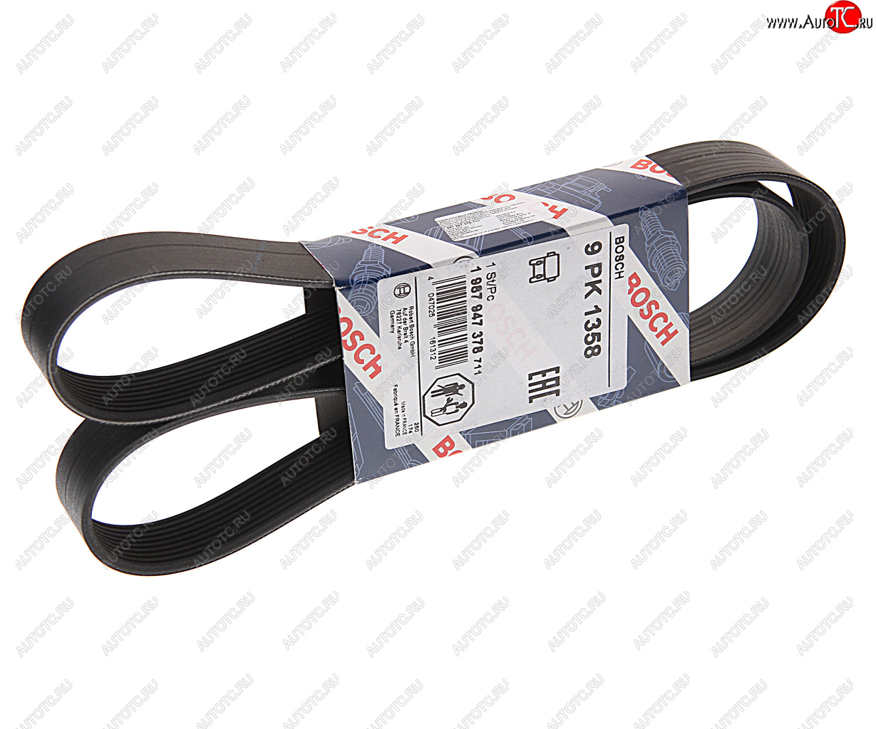 1 429 р. Ремень приводной поликлиновой 9PK1358 BOSCH BOSCH 1987947378  с доставкой в г. Кемерово