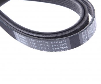 2 449 р. Ремень приводной поликлиновой 6PK2565 MITSUBISHI Outlander (06-) BOSCH BOSCH 1987947574  с доставкой в г. Кемерово. Увеличить фотографию 2