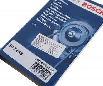 279 р. Ремень приводной клиновой 10х813 BMW 3 (E30) BOSCH BOSCH 1987947604 BOSCH 1987947604  с доставкой в г. Кемерово. Увеличить фотографию 2