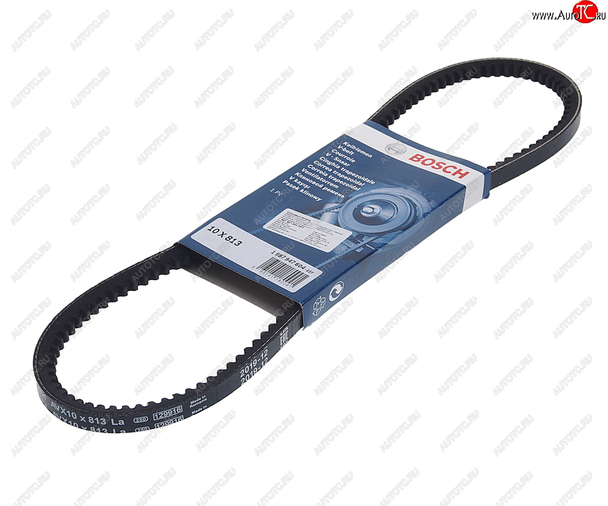 279 р. Ремень приводной клиновой 10х813 BMW 3 (E30) BOSCH BOSCH 1987947604 BOSCH 1987947604  с доставкой в г. Кемерово