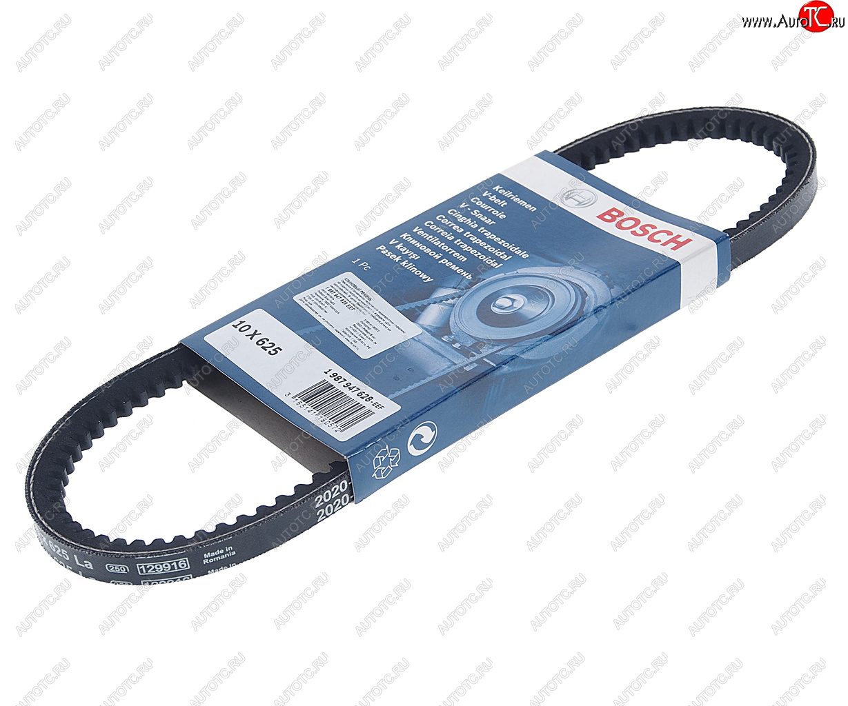 459 р. Ремень приводной клиновой 10х625 BOSCH BOSCH 1987947628  с доставкой в г. Кемерово
