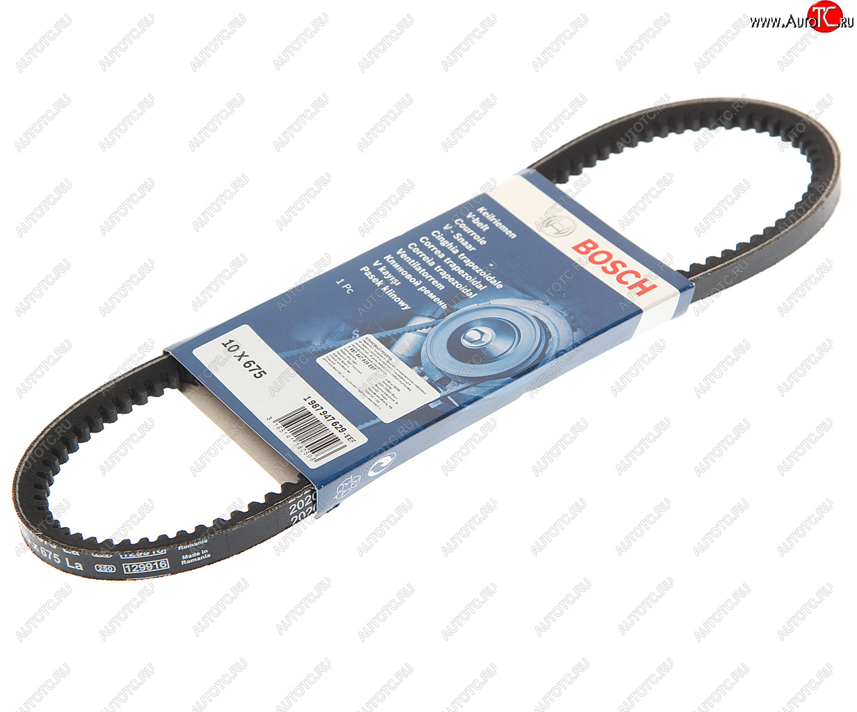 244 р. Ремень приводной клиновой 10х675 BOSCH BOSCH 1987947629  с доставкой в г. Кемерово