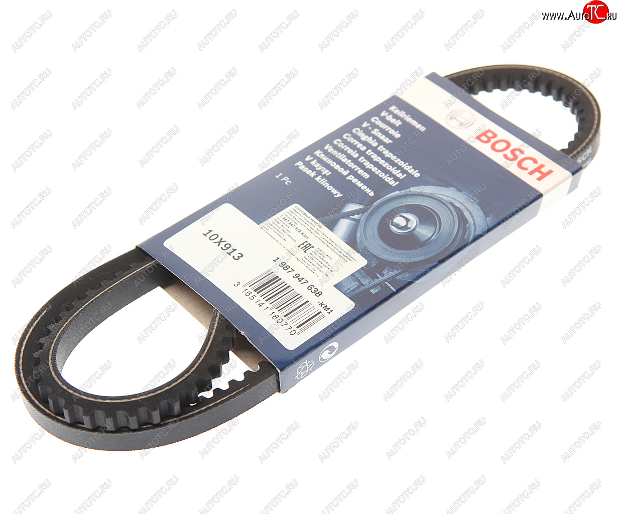 339 р. Ремень приводной клиновой 10Х913 BOSCH BOSCH 1987947638  с доставкой в г. Кемерово