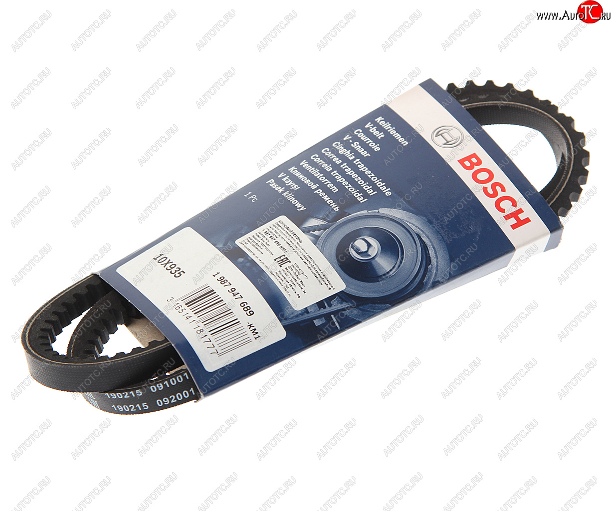349 р. Ремень приводной клиновой 10х935 BOSCH BOSCH 1987947689  с доставкой в г. Кемерово
