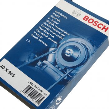 349 р. Ремень приводной клиновой 10X965 BOSCH BOSCH 1987947690 BOSCH 1987947690  с доставкой в г. Кемерово. Увеличить фотографию 2