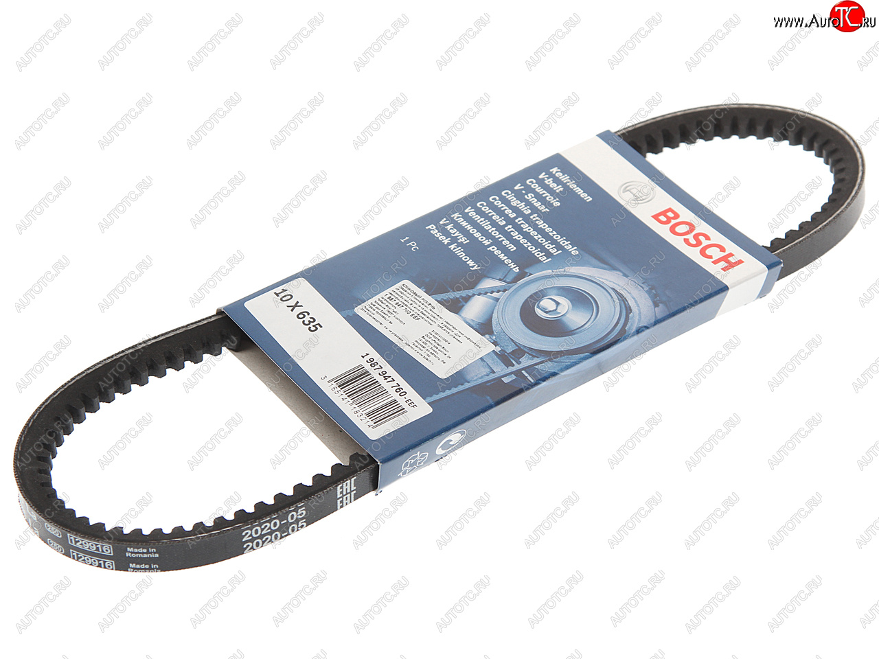 247 р. Ремень приводной клиновой 10х635 BOSCH BOSCH 1987947760  с доставкой в г. Кемерово