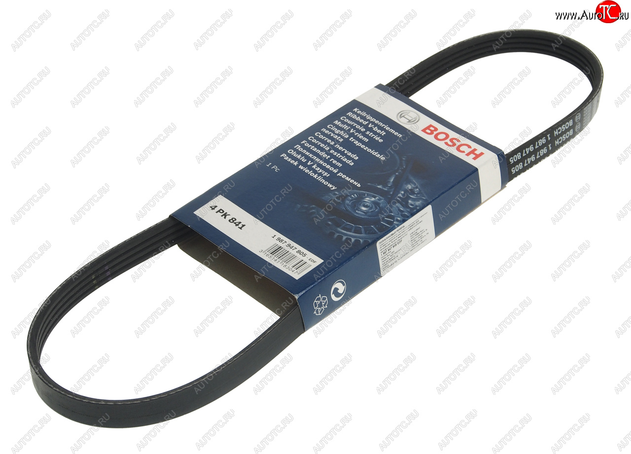 589 р. Ремень приводной поликлиновой 4PK841 BOSCH BOSCH 1987947805 BOSCH 1987947805  с доставкой в г. Кемерово