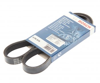 619 р. Ремень приводной поликлиновой 5PK975 BOSCH BOSCH 1987947813 BOSCH 1987947813  с доставкой в г. Кемерово. Увеличить фотографию 1