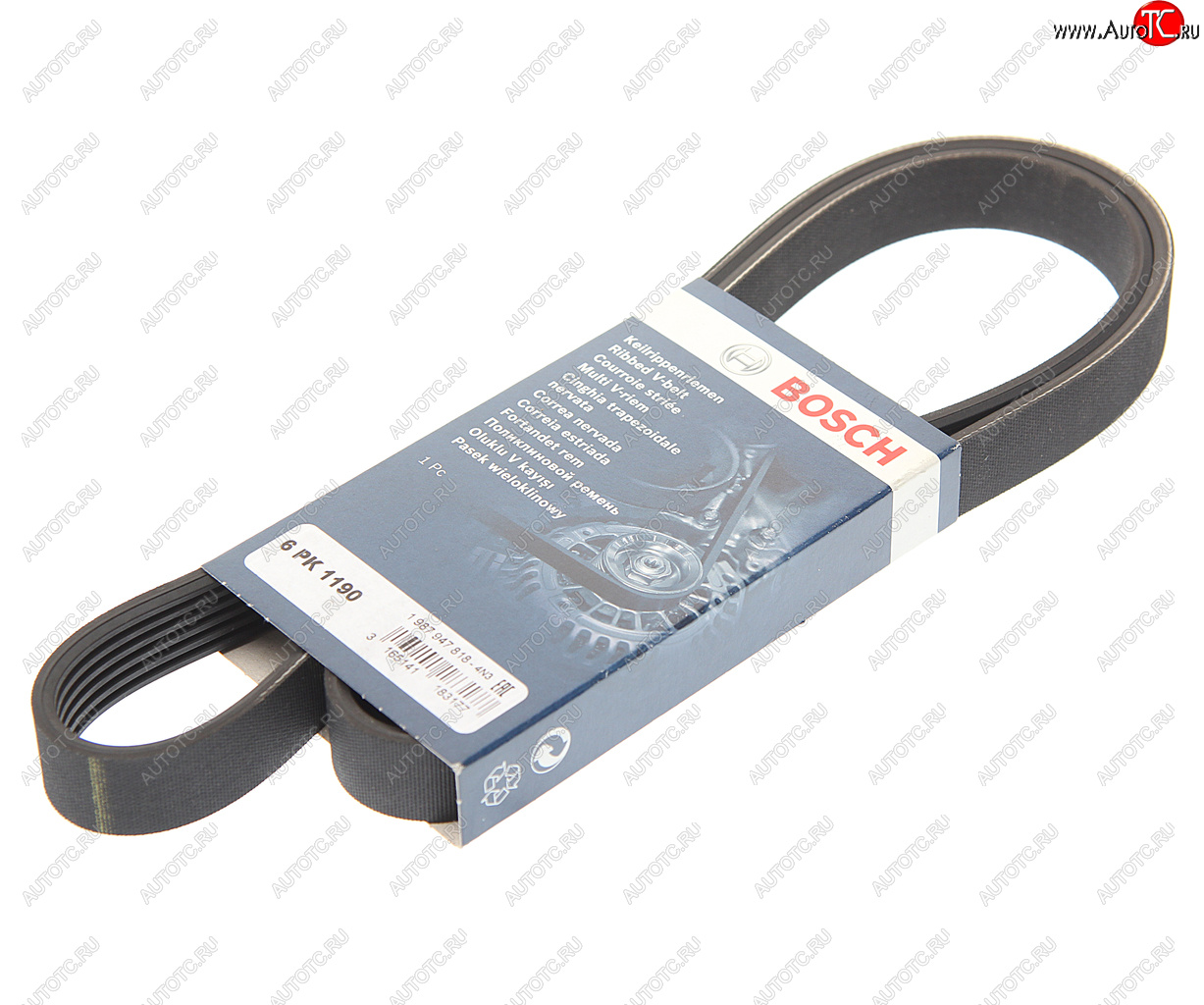 969 р. Ремень приводной поликлиновой 6PK1190 BOSCH BOSCH 1987947818  с доставкой в г. Кемерово