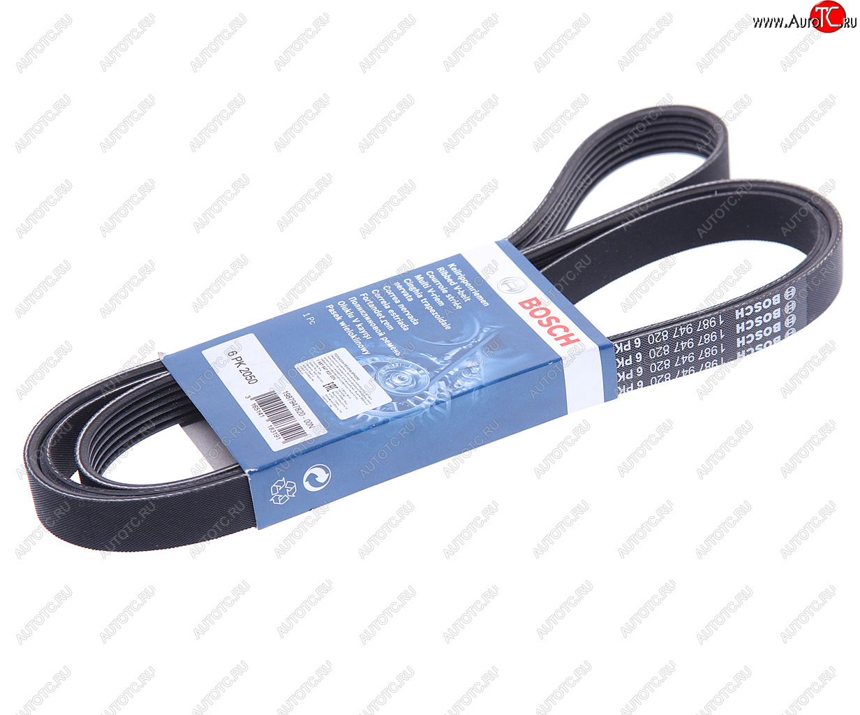 1 239 р. Ремень приводной поликлиновой 6PK2050 BOSCH BOSCH 1987947820  с доставкой в г. Кемерово